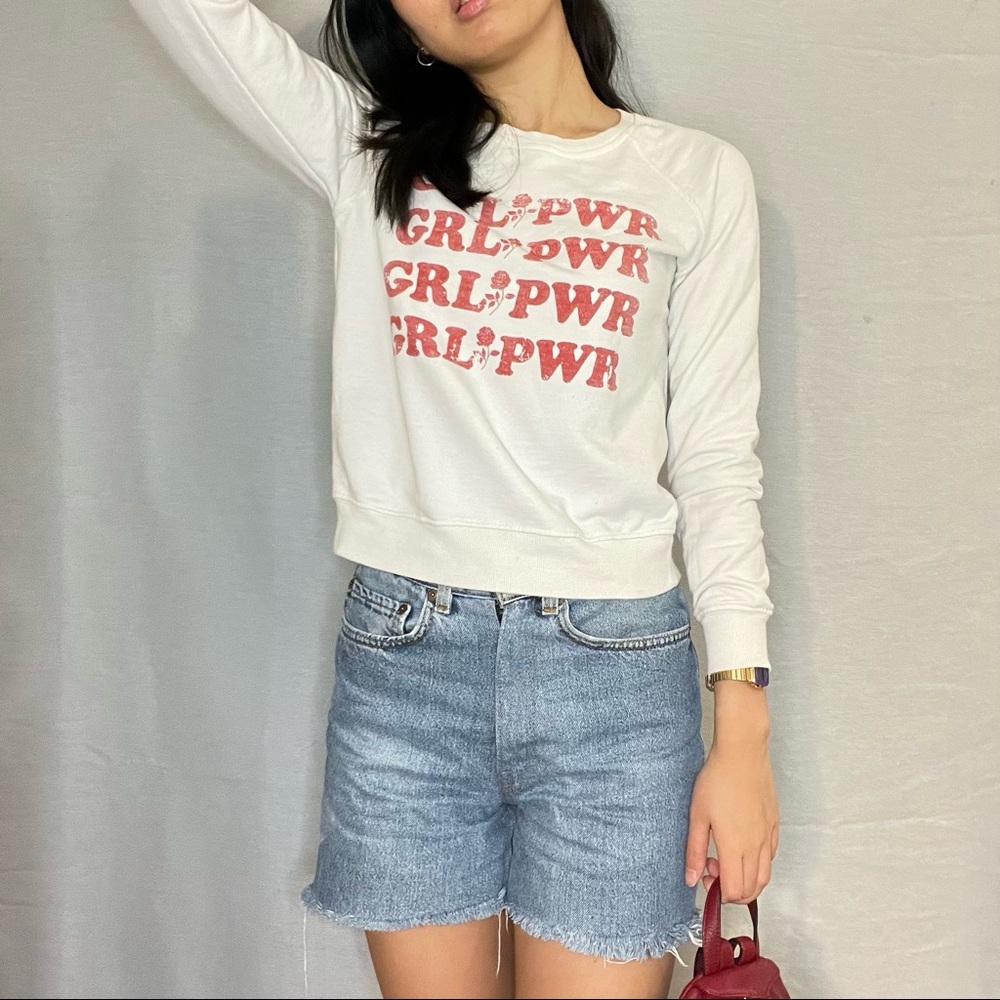 Rebecca Minkoff GRL PWR Graphic Sweatshirt